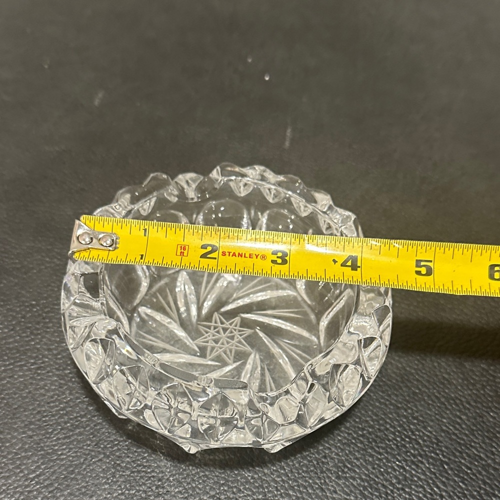 Elegant Crystal Ashtray